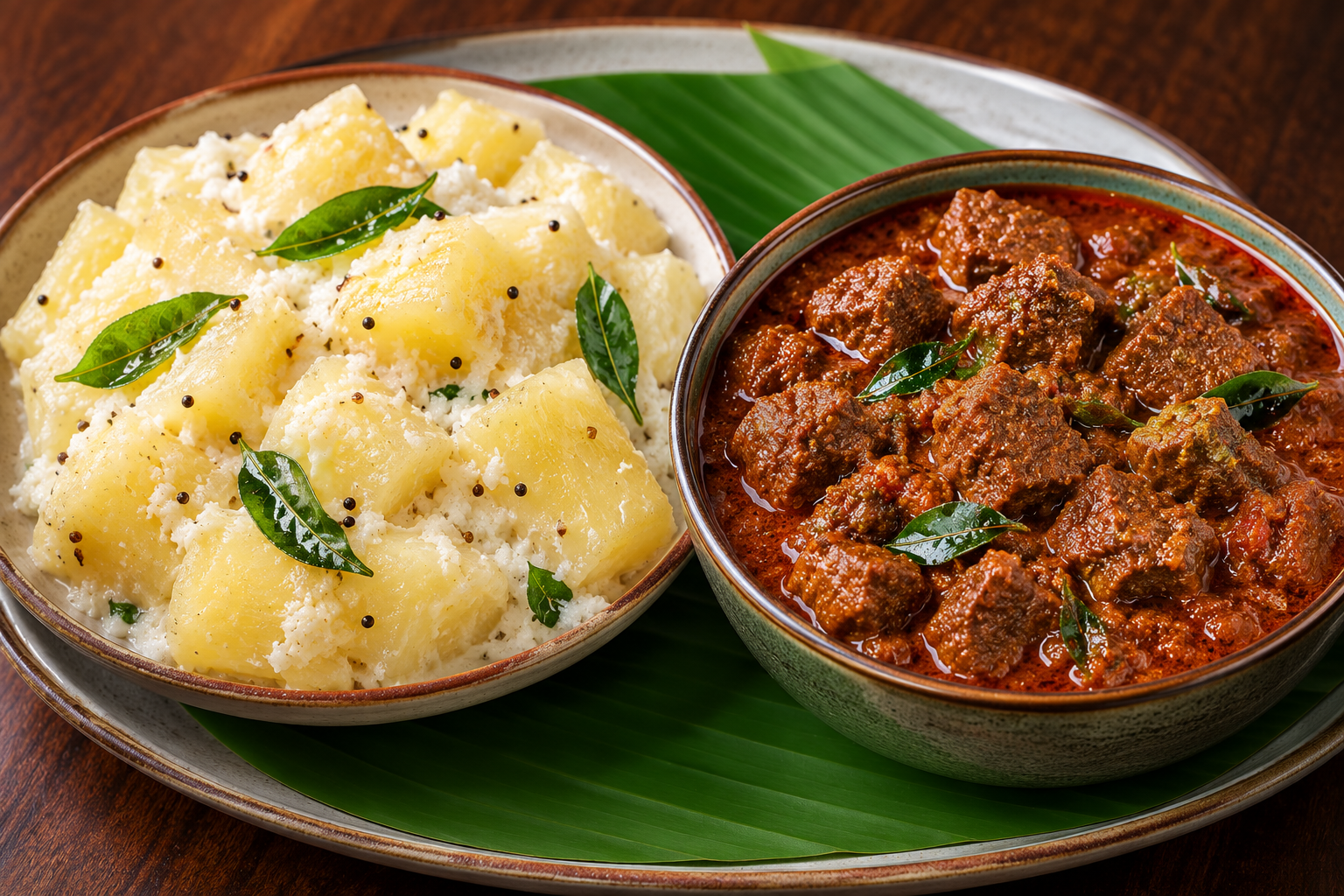 Pal Kappa mit Rindfleisch Curry
